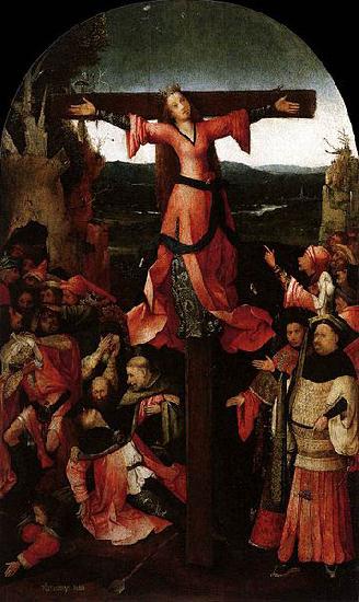Hieronymus Bosch Triptych of the crucified Martyr Sweden oil painting art
